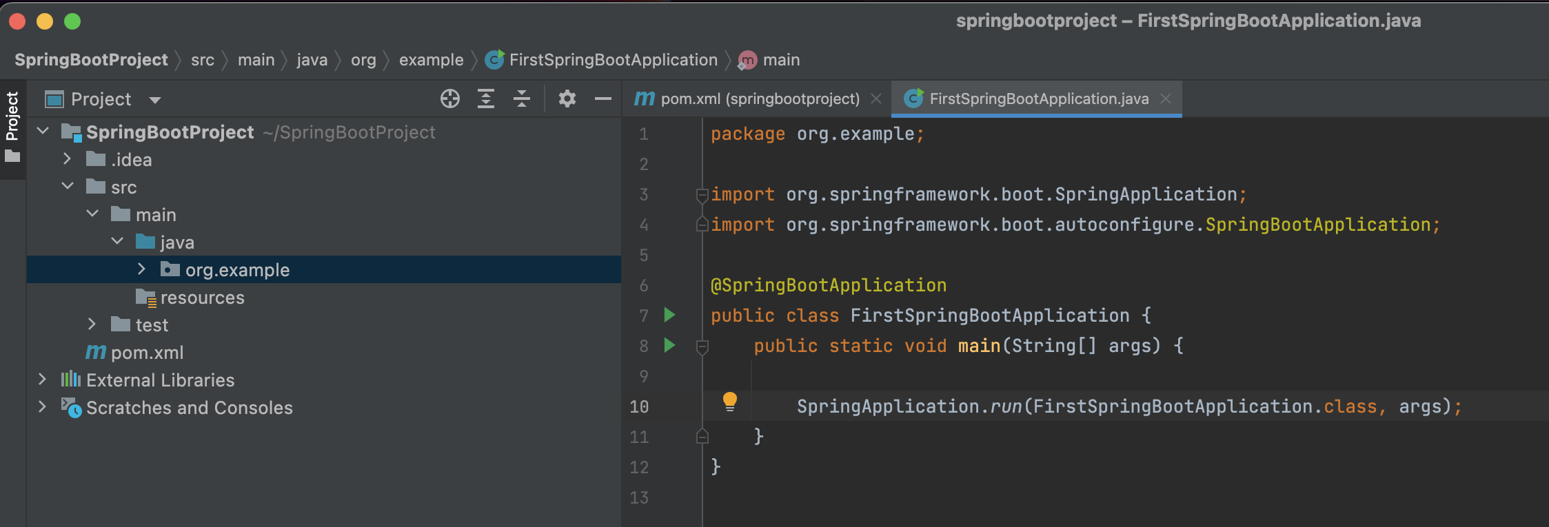 Spring Boot - First Application with Annotation